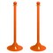 Mr. Chain Safety Orange Light Duty Stowable Stanchion, 2PK 93512-2 - alternate 1